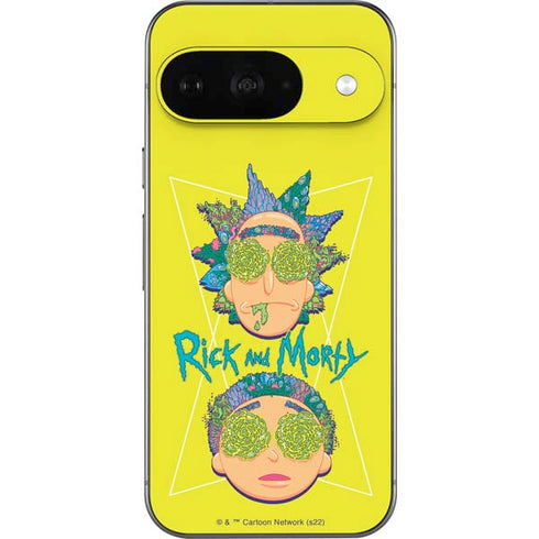 Adult Swim Rick and Morty Rick and Morty Portal Eyes Google Pixel 9 Skin